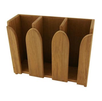 Kopjesrek Teak 3 Stapels, Ophalen of Verzenden, Nieuw