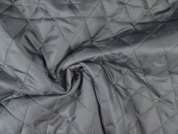 10 meter gewatteerde voering - Donkergrijs, Hobby en Vrije tijd, 120 cm of meer, Ophalen of Verzenden, Polyester, Grijs
