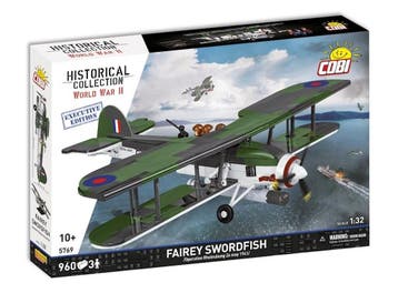 COBI 5769 Fairey Swordfish (Leger bouwsets, Modelbouwsets), Kinderen en Baby's, Speelgoed | Bouwstenen, Verzenden, Nieuw