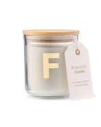 HEMA Kaars in glas Ø8x10cm letter F, Verzenden, Nieuw