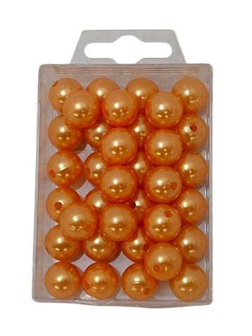 Parels Rijgparels WM 16 Oranje 14 mm, Ophalen of Verzenden, Nieuw