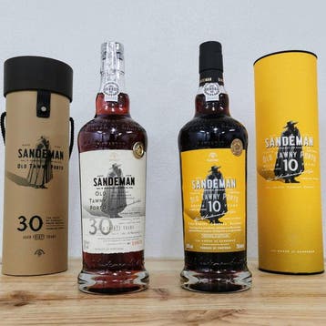 Sandeman - 10 years old Tawny, 30 years old Tawny - Douro -, Verzamelen, Nieuw