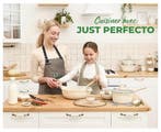 2dekans | Just Perfecto Pannenset - 15-delig - Antiaanbak -, Ophalen of Verzenden, Gebruikt