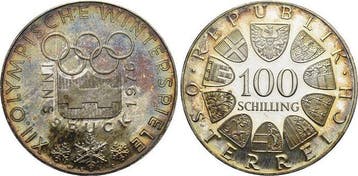 100 Schillig 1976 Haus Habsburg / Österreich 2 Republik Ö., Verzenden