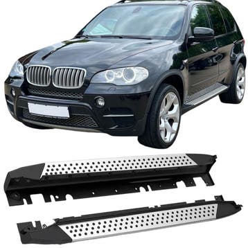 Aluminium Treeplanken met Antislip Noppen geschikt voor BMW