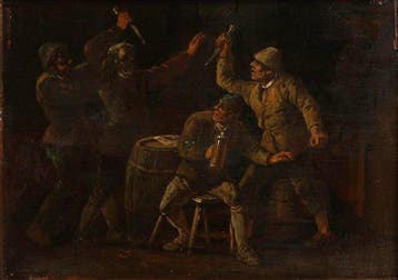 Ferdinand de Braekeleer I (1792-1883) - Rixe dans une