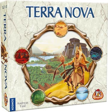 Terra Nova het wereldwijd geprezen strategische spel, Een of twee spelers, Verzenden, Nieuw, White Goblin Games