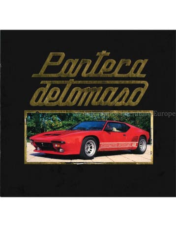 1988 DE TOMASO PANTERA GT5 S BROCHURE FRANS, Nieuw, Author