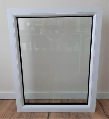 Kunststof kozijn 100x80 100x100 100x110 100x120 100x130 DK, 75 tot 150 cm, Kunststof, Raamkozijn, Nieuw