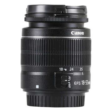 Canon EF-S 18-55mm f/3.5-5.6 III met garantie, Gebruikt, Canon, Ophalen of Verzenden, Standaardlens