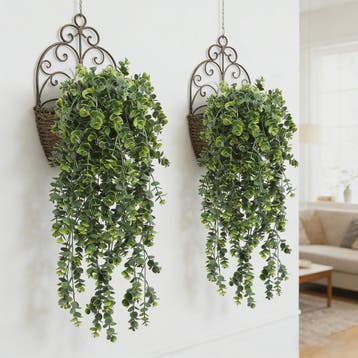 Kunst Eucalyptus Slinger - Hangplant Nep Groen voor Binnen &, Verzenden