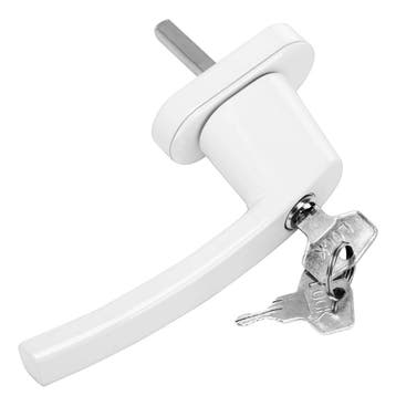 Raamsluiting 2 stuks Wit incl Slot (Kantoor inrichting), Verzenden, Nieuw in verpakking