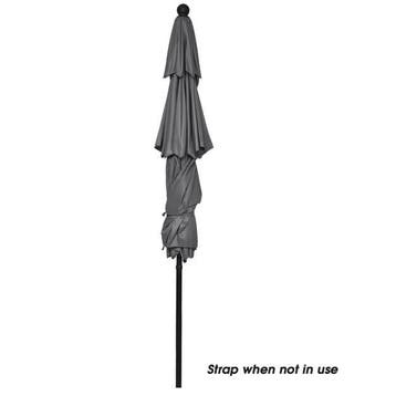 2dekans | Coast Parasol - 300 cm - Knikbaar - Windbestendig, Ophalen of Verzenden, Zo goed als nieuw