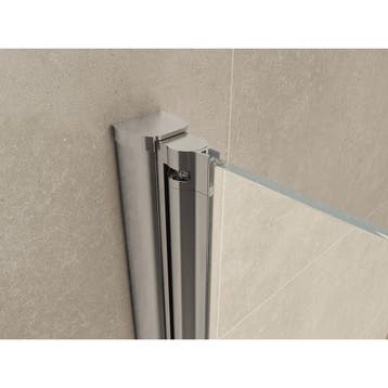 Wiesbaden Comfort Zijwand Draaibaar met Muurprofiel -, Ophalen of Verzenden, Nieuw, Glas