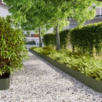 vidaXL Gazonranden 10 st 20x103 cm koudgewalst staal, Verzenden, Nieuw