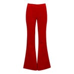 Zadig & Voltaire • pantalon Prevy velvet rood • 32 (FR34), Kleding | Dames, Zadig & Voltaire, Verzenden, Nieuw, Maat 34 (XS) of kleiner