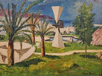Escuela Fauvista Europea (XX) - Paisaje Futurista