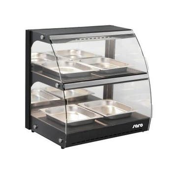 Warmhoudvitrine | Zwart | OSKAR | 230V | 650x467x630(h)mm, Verzenden, Nieuw in verpakking