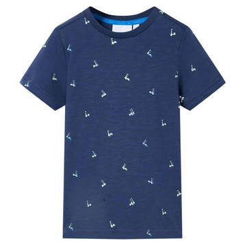 vidaXL Kindershirt 104 donkerblauw, Verzenden, Nieuw