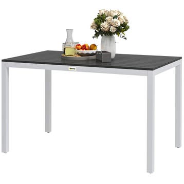 Tuintafel Aluminium 120x70 Cm Weerbestendig Balkontafel Met, Verzenden, Nieuw