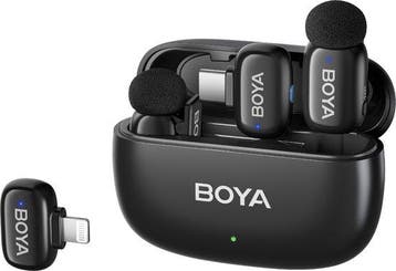Boya MINI 12 | 2.4 GHz Ultra-Mini Wireless Microphone | 2TX, Verzenden, Nieuw