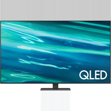 Samsung QE65Q80A - 4K QLED 100 Hz Smart Tv, Ophalen, Zo goed als nieuw, 100 Hz, Samsung