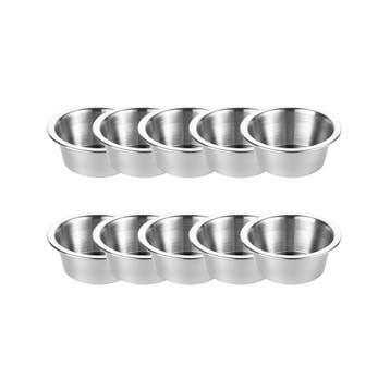 GGM Gastro | (10 stuks) Sausbakje - RVS - rond - Ø60mm |, Verzenden, Nieuw in verpakking, RVS Meubilair