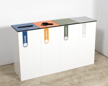 Herena Variobin met 4 modules, 72x122x31cm, afvalscheidin..., Overige plaatsen, Ophalen of Verzenden, Gebruikt, Overige typen
