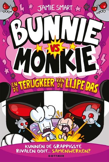 Boek: Bunnie vs Monkie en de terugkeer - (als nieuw), Verzenden, Zo goed als nieuw
