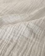 Hydrofiel Katoen Linnenstructuur Wit, Nieuw, Wit