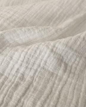 Hydrofiel Katoen Linnenstructuur Wit, Hobby en Vrije tijd, Stoffen en Lappen, Wit, Nieuw