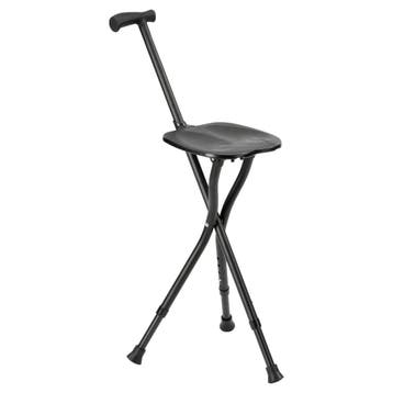 MultiMotion wandelstok met zitje - Zwart, Ophalen of Verzenden, Nieuw