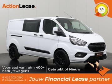 Ford Transit Custom Dubbel cabine L2 H1 2023 Diesel, Auto's, Zwart, Wit, Nieuw, Transit