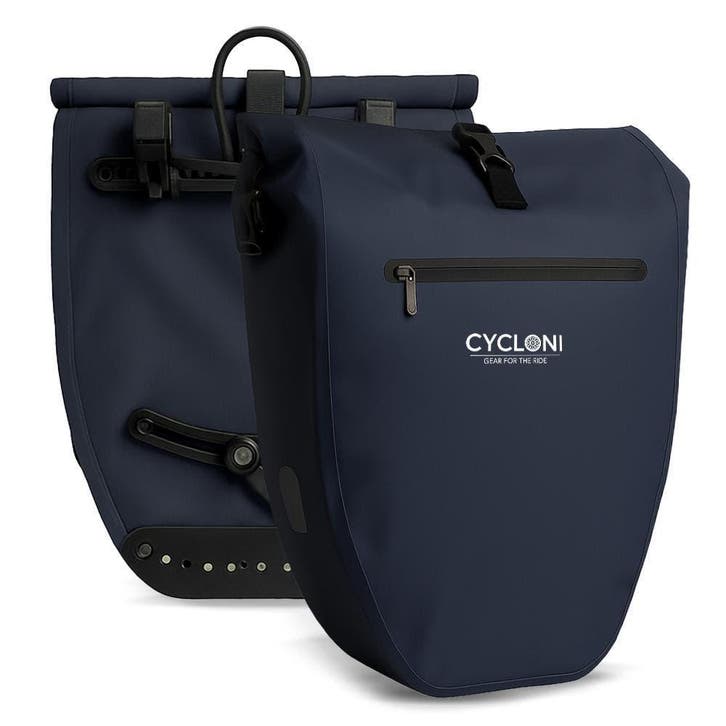 Cycloni Ridge Luxe E-bike Fietstas 28L Waterdicht Navy Blue, Fietsen en Brommers, Fietsaccessoires | Fietstassen, Nieuw, Ophalen of Verzenden