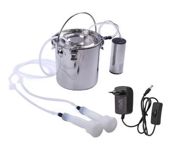Elektrische Melkmachine 5L voor Geiten, Schapen en Koeien, Verzenden