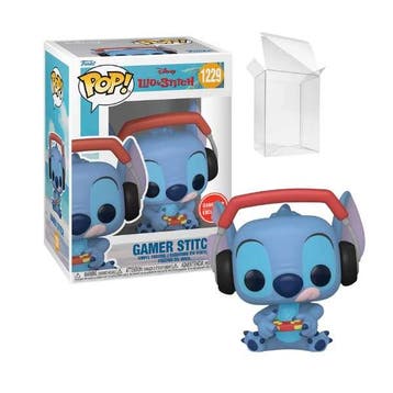 Funko Pop!  Lilo & Stitch - Gamer Stitch #1229 Gamestop, Verzamelen, Poppetjes en Figuurtjes, Verzenden, Nieuw