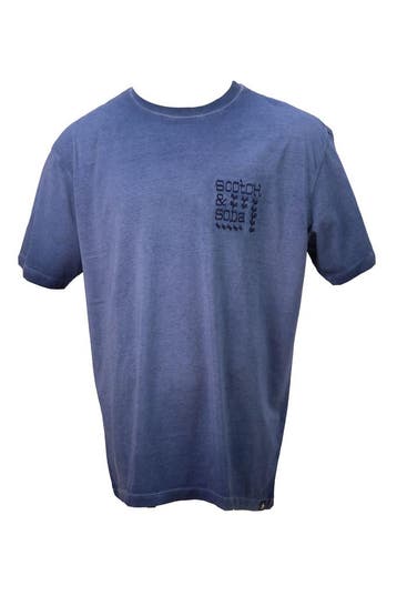 Scotch &amp; Soda T-shirt in maat XL Blauw, Verzenden, Zo goed als nieuw, Blauw, Scotch &amp; Soda