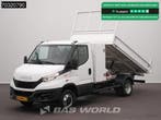 Iveco Daily 35C16 3.0L Kipper met Kist Dubbellucht 3,5t Trek, Stof, Gebruikt, Euro 6, Iveco