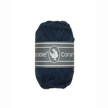 Durable Coral Mini 321 Navy - Haakgaren / Breigaren, Ophalen of Verzenden, Nieuw, Breien of Haken, Wol of Garen