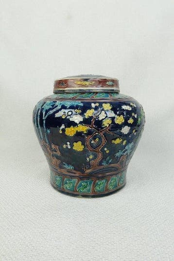 Pot - Porselein - Chinese porseleinen dekse