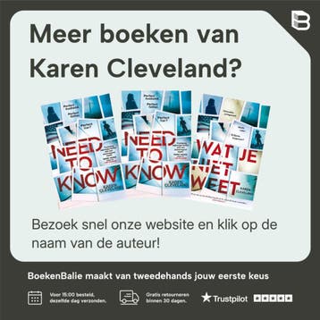 Need To Know 9780552174794 Karen Cleveland, Verzenden, Gelezen, Karen Cleveland