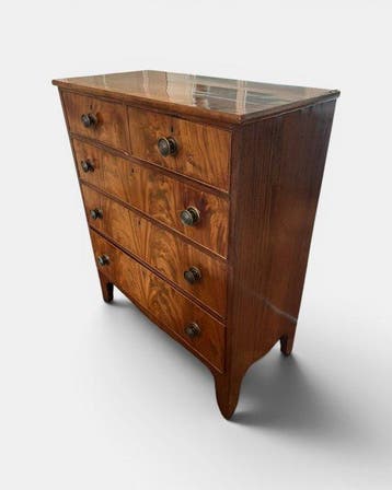 Ladekast - Mahonie - Two over three cabinet