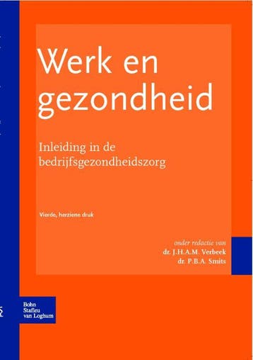 Werk en gezondheid, 9789031382941, Verzenden, Zo goed als nieuw, HBO