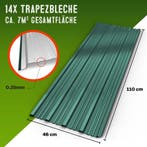 Metalen profielplaten voor dak of wandmontage groen , set..., Verzenden, Nieuw