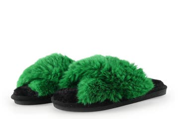 Sacha Pantoffels in maat 37 Groen, Verzenden, Zo goed als nieuw, Groen, Pantoffels of Sloffen