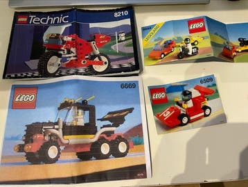 Lego Set - Technic, City, Legoland - 6669, 6509, 8210, 6644, Nieuw