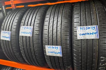 215/50r19 93T Continental Eco contact 6 4 stuks, 215 mm, Nieuw, Band(en), Zomerbanden