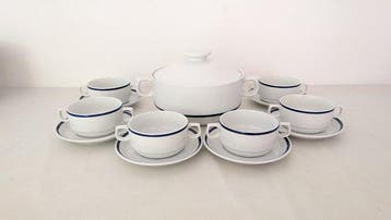 Gebruder Benedikt - Eetservies voor 6 (13) - Porselein -