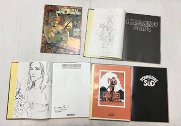 Jim Cutlass T2 à T4 + T7 + 2x dédicace + ex-libris - 3x C +, Nieuw