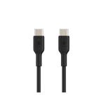 Belkin boost charge USB-C naar USB-C kabel 1 meter zwart, Telecommunicatie, Ophalen of Verzenden, Nieuw, Apple iPhone